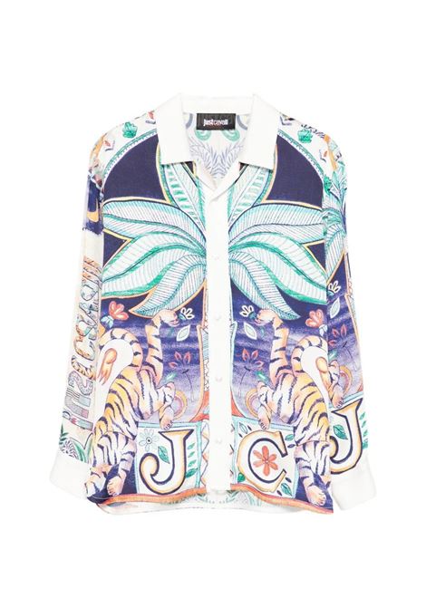 Camicia con stampa JUST CAVALLI KIDS | JBP26072CAHB INDIA DMN